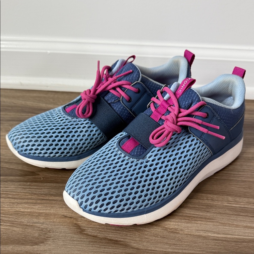 Vionic Coro Blue Purple Women's Sneakers Lightweight Walking Shoes 8.5 EU 40